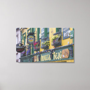 Café, Dingle, Dingle-schiereiland, County Kerry, Canvas Afdruk