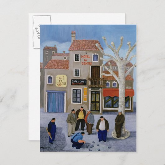 Cafe du Centre Briefkaart (Voorkant / Achterkant)