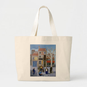 Cafe du Centre Grote Tote Bag