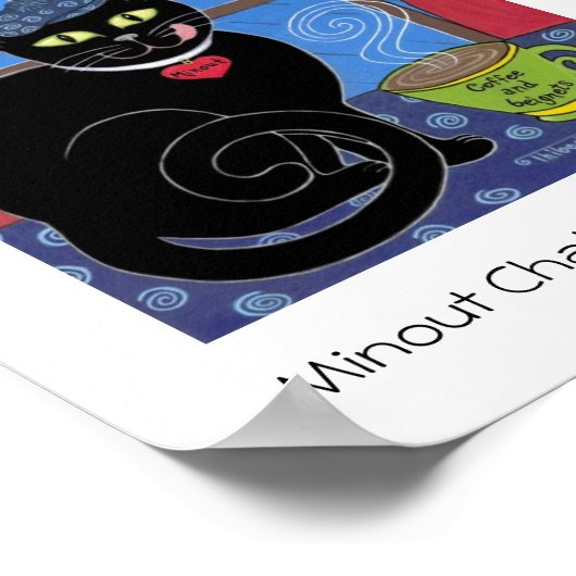 Cafe du Chat Noir Poster (Hoek)