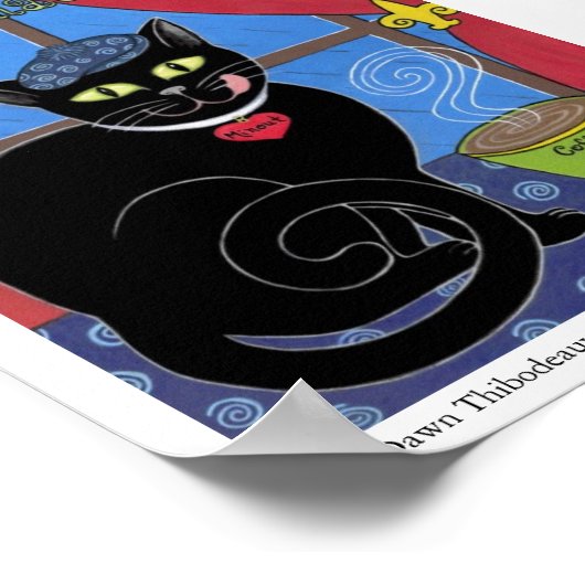 Cafe du Chat Noir Poster (Hoek)