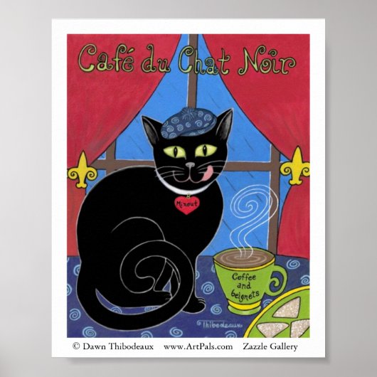 Cafe du Chat Noir Poster (Voorkant)