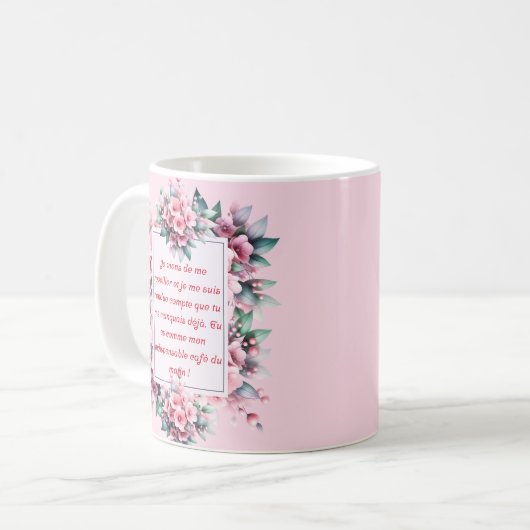 café du matin ! koffiemok (Voorkant links)