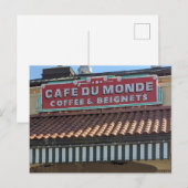 Cafe Du Monde Beignet Briefkaart (Voorkant / Achterkant)