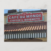 Cafe Du Monde Beignet Briefkaart (Voorkant)