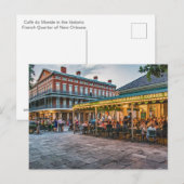 Café du Monde Briefkaart (Voorkant / Achterkant)