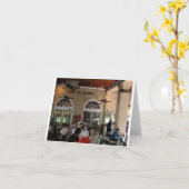 Cafe du Monde in volledige schommeling Kaart (Gele Bloem)