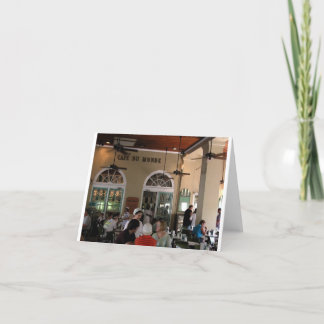 Cafe du Monde in volledige schommeling Kaart