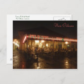 "Cafe du Monde", New Orleans, Louisiana, VS Briefkaart (Voorkant / Achterkant)