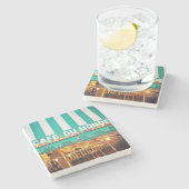 Cafe Du Monde Onderzetter, New Orleans Stenen Onderzetter (Zijkant)