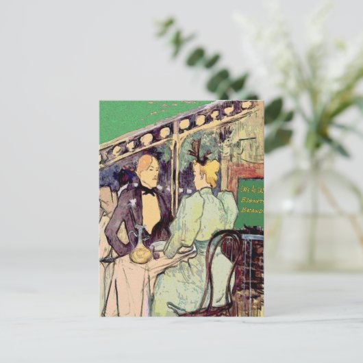 Cafe Du Monde  stijl Briefkaart (Staand voorkant)