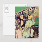 Cafe Du Monde stijl Briefkaart (Voorkant / Achterkant)