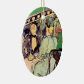 Cafe Du Monde  stijl Keramisch Ornament (Rechts)