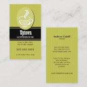 Cafe en Coffee House Visitekaartje (Voorkant / Achterkant)