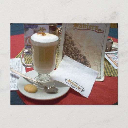 Cafe en Xela Briefkaart (Voorkant)