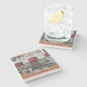 Cafe Explorer Stone Onderzetter (Zijkant)