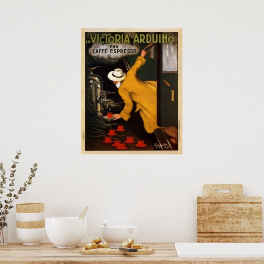 Cafe Express Vintage Poster (Keuken)