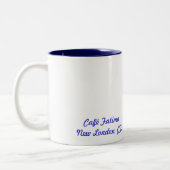 Café Fatima Mok, groot Tweekleurige Koffiemok (Links)