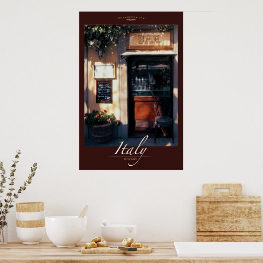 Cafe Fiesole Poster (Keuken)