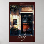 Cafe Fiesole Poster (Voorkant)