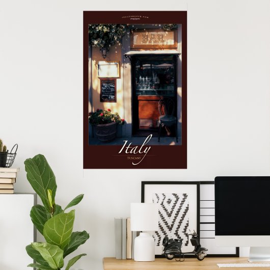Cafe Fiesole Poster (Thuiskantoor)