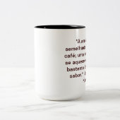 Café Filosófico - Kant e a amizade Tweekleurige Koffiemok (Center)