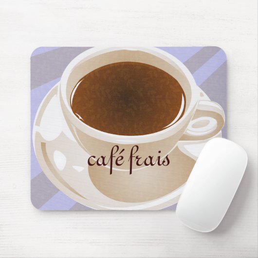 Café frais Mousepad Muismat (Met muis)