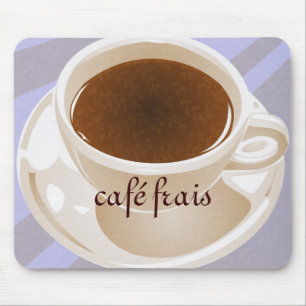 Café frais Mousepad Muismat