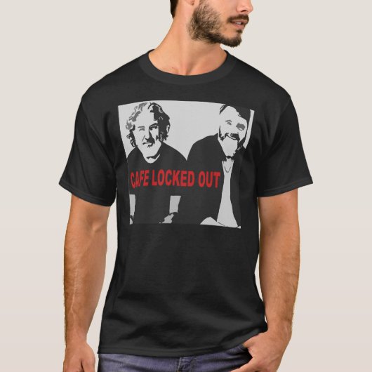 Cafe heeft de Klassieke T-Shirt van Merchandise af (Voorkant)