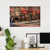 Cafe - Hoboken, NJ - Cafe Trinity Poster (Thuiskantoor)