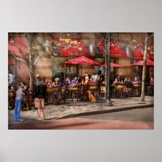 Cafe - Hoboken, NJ - Cafe Trinity Poster (Voorkant)