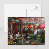 Cafe - Hoboken, NJ - Een dag uit Briefkaart (Voorkant / Achterkant)