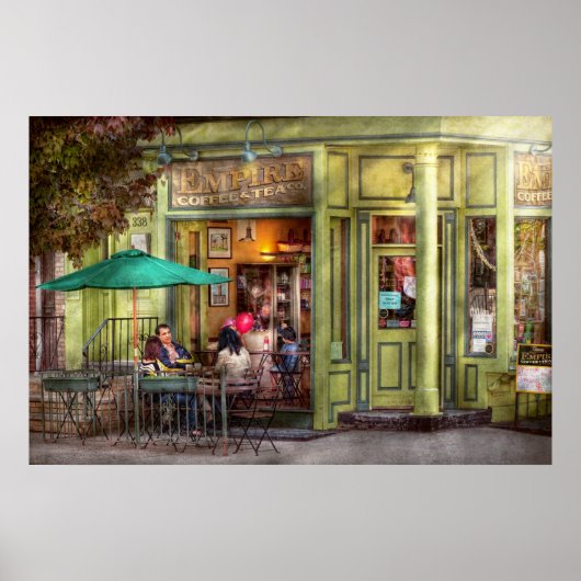 Cafe - Hoboken, NJ - Empire Coffee & Tea Poster (Voorkant)