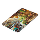 Café in Bangkok, Thailand Magneet (Linkerzijde)