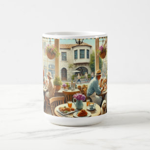 Café in Carmel bij het Zee Koffiemok