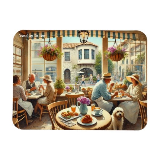 Café in Carmel bij het Zee Magneet (Horizontaal)