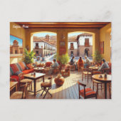 Café in Cuzco Peru Briefkaart (Voorkant)