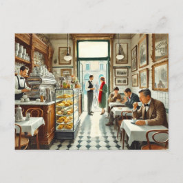 Café in de Mok van Rome Briefkaart