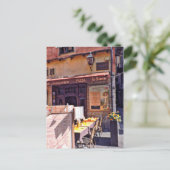 café in Frankrijk Briefkaart (Staand voorkant)