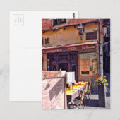 café in Frankrijk Briefkaart (Voorkant / Achterkant)