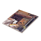 café in Frankrijk Tegeltje (Zijkant)