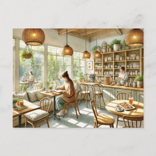 Café in Hualien Briefkaart (Voorkant)