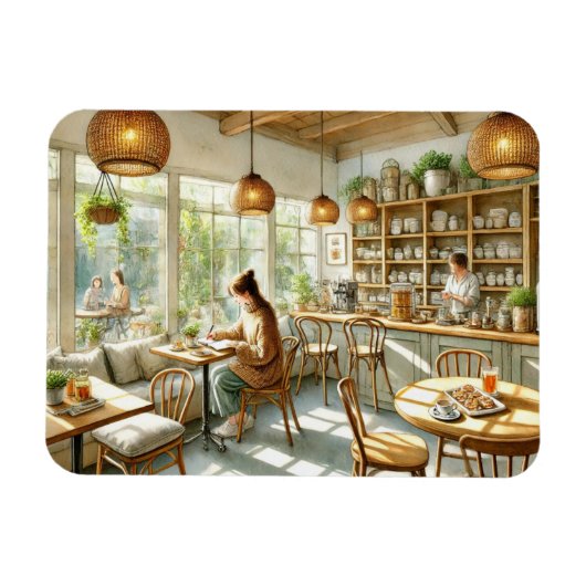 Café in Hualien Magneet (Horizontaal)