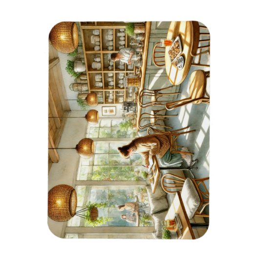 Café in Hualien Magneet (Verticaal)