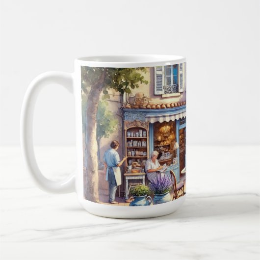 Café in Marseille Frankrijk Koffiemok (Links)