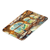 Café in Meteora Griekenland Reislandschap Magneet (Linkerzijde)