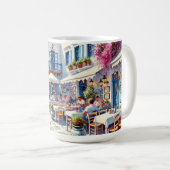 Café in Mykonos Griekenland Koffiemok (Voorkant rechts)