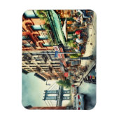 Café in New York Brooklyn Magneet (Verticaal)