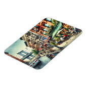 Café in New York Brooklyn Magneet (Linkerzijde)