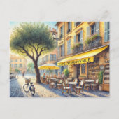 Café in Nice Frankrijk Mok Briefkaart (Voorkant)